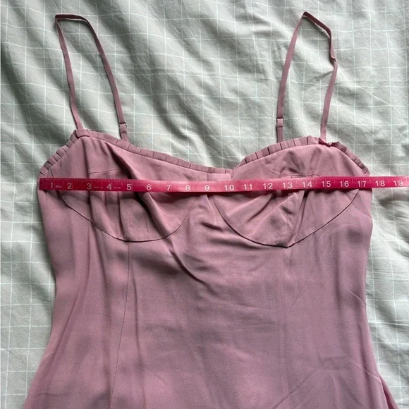 Reformation Aiko Dress Pink - Picture 9 of 11